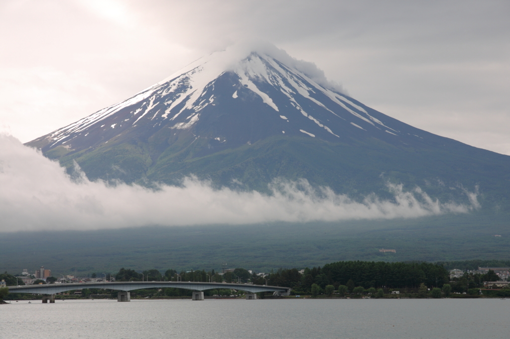 河口湖からの富士山