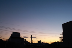 夕暮れ