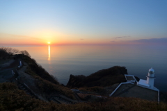 地球岬　夜明け