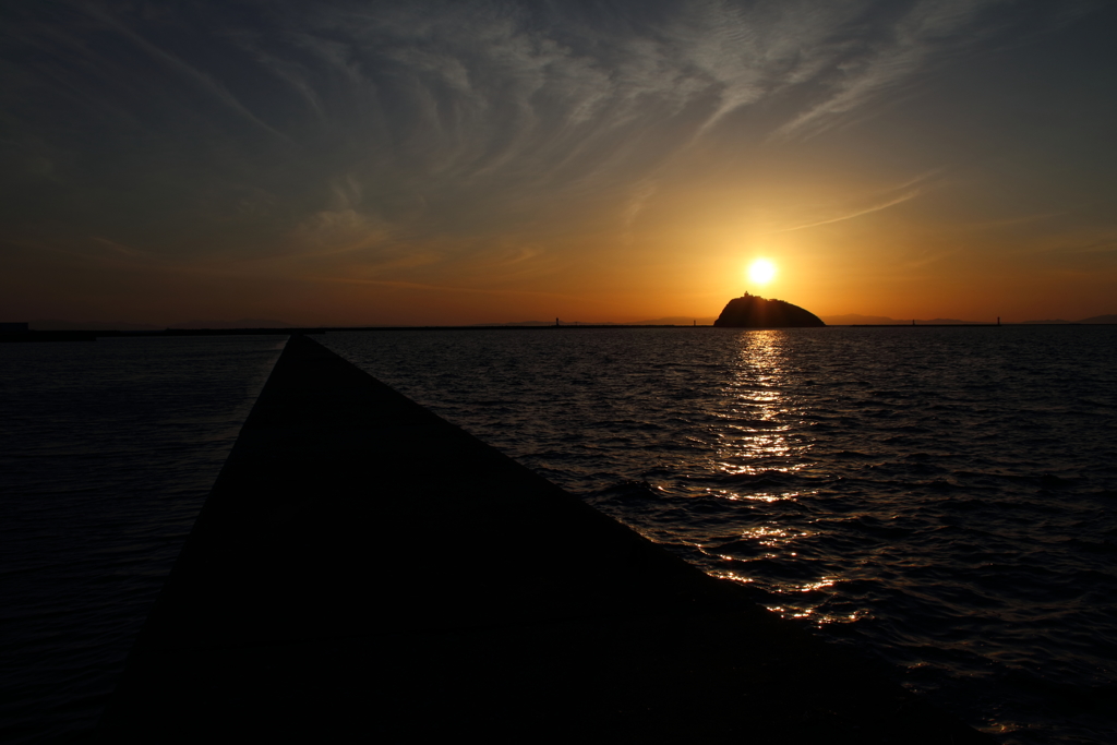 ある日の夕景