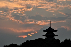 日没間近