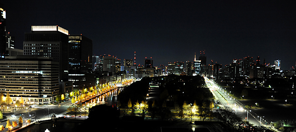 パレスホテルからの夜景