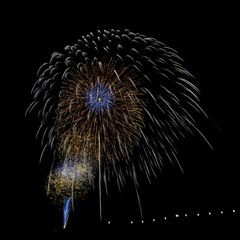 戸田の花火。
F16　３秒