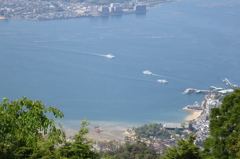 弥山からの宮島風景