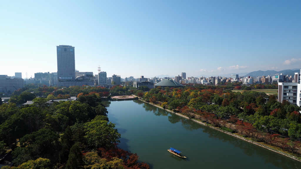 広島城からの光景