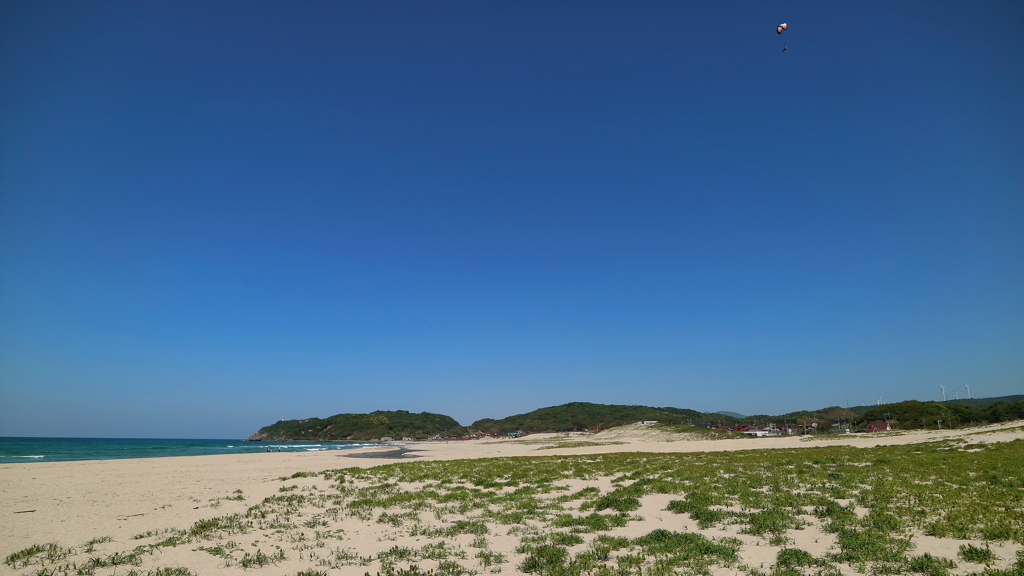 日本海と青空と！