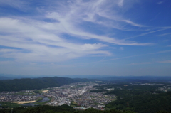 高野山からの三次市の眺望