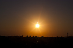 夕日