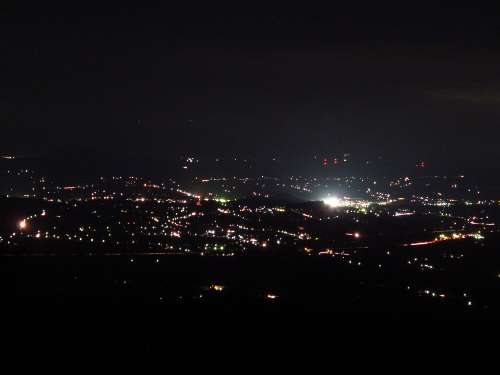 八幡平から見た夜景