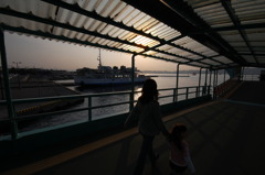 フェリー乗り場桟橋