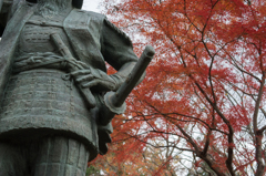 刀と紅葉
