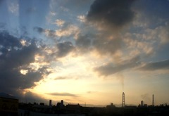 夕暮れ