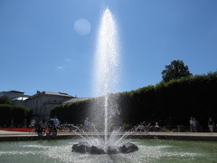 ミラベル庭園の噴水