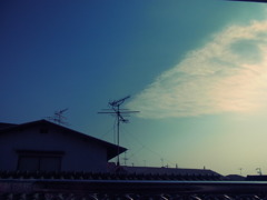 ベランダから。