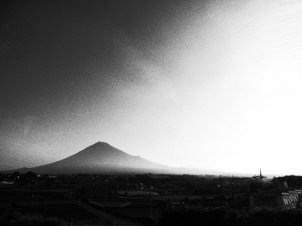 バスの中から。