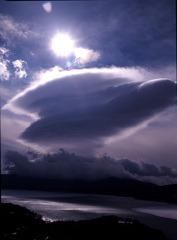 山中湖の雲