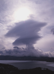 山中湖の雲