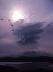 山中湖の雲