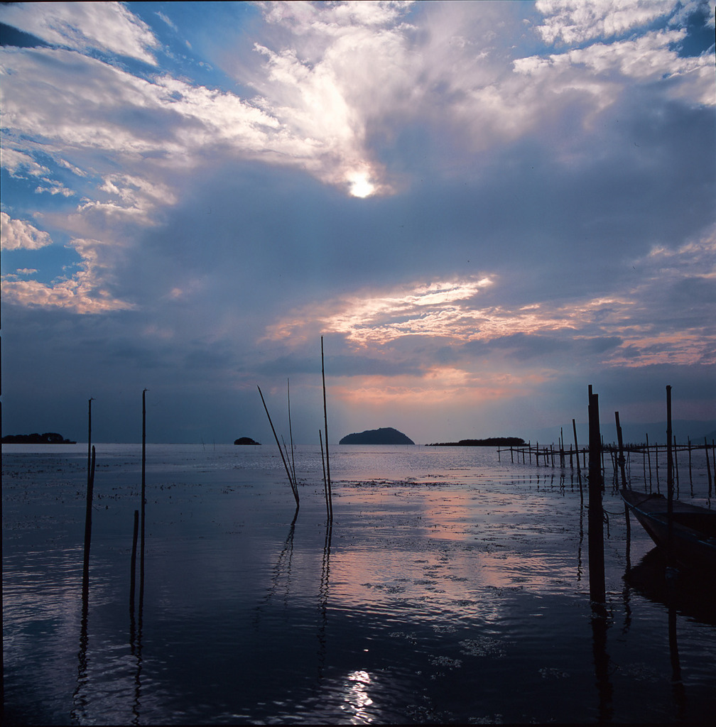 晩秋の琵琶湖