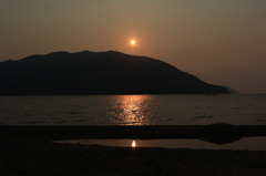 琵琶湖の夜明け3