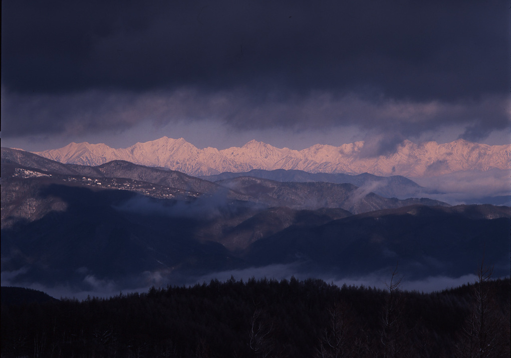 00-2-初旬-蓼科よりアルプスを望む