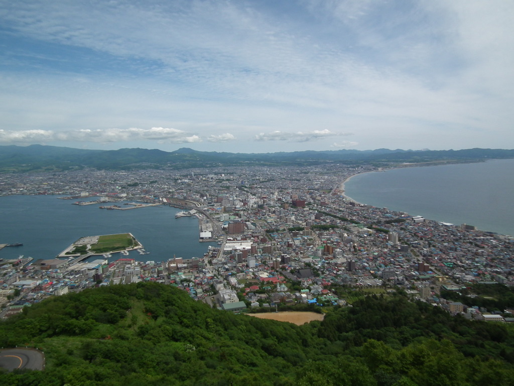 函館山、昼の顔。