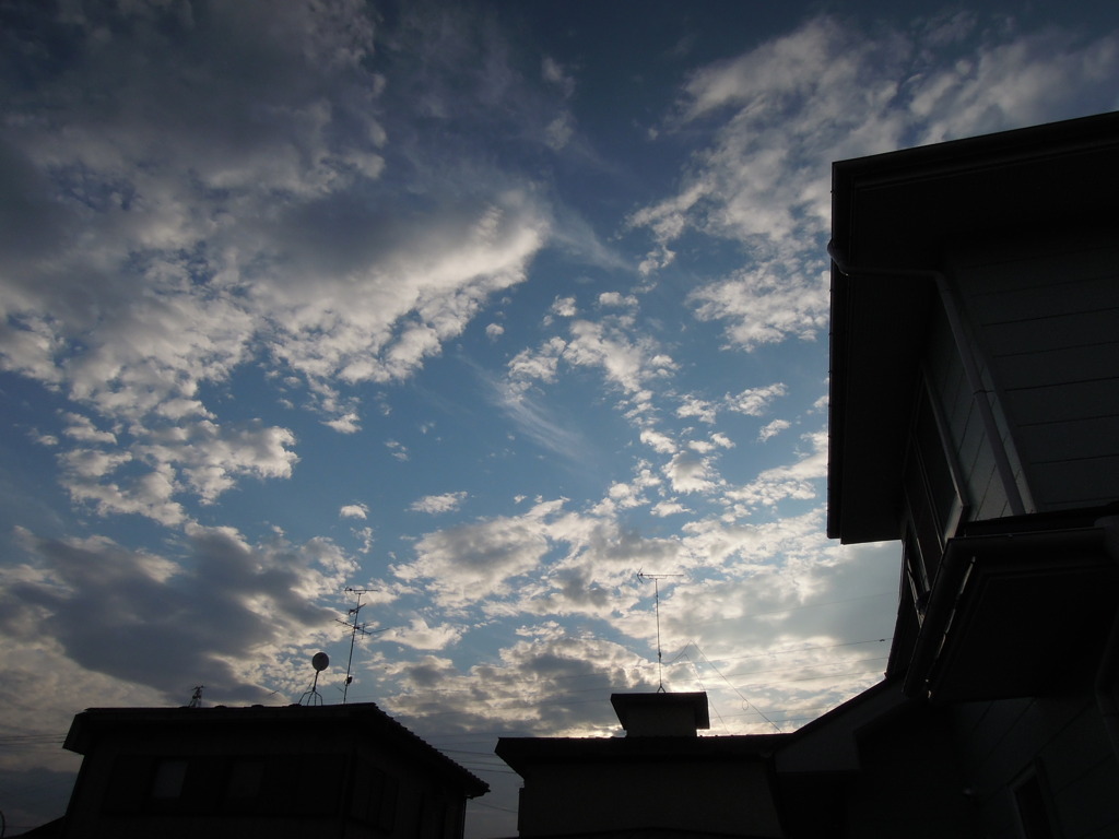 夏の夕暮れ