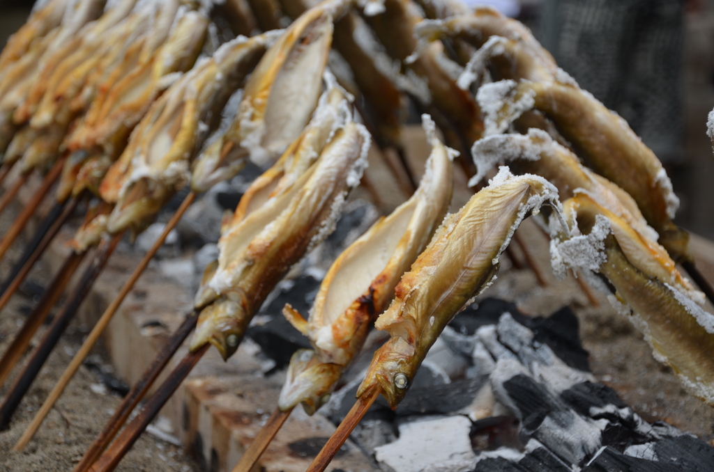 岩魚塩焼き