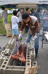 羊の丸焼き