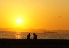 昨日の天気が嘘のよう