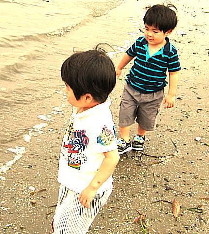 初めての海