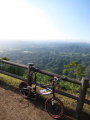 山頂にて