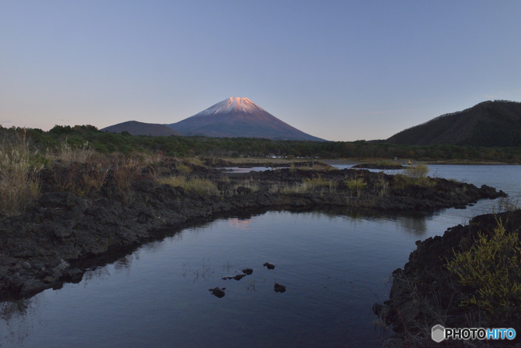 本栖湖富士夕景_2