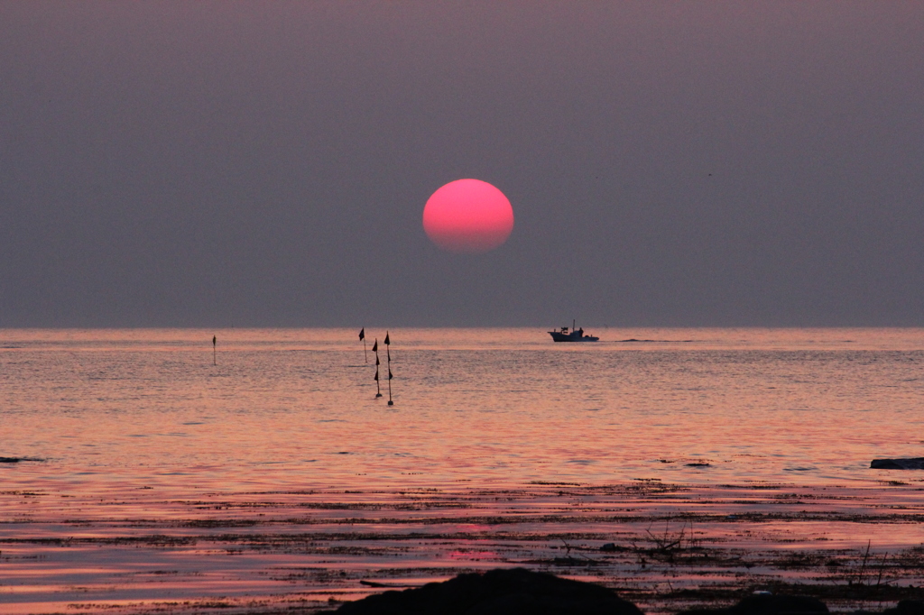 能登の夕景