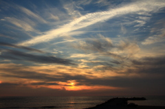 今日の夕焼け