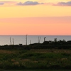 秋の夕景