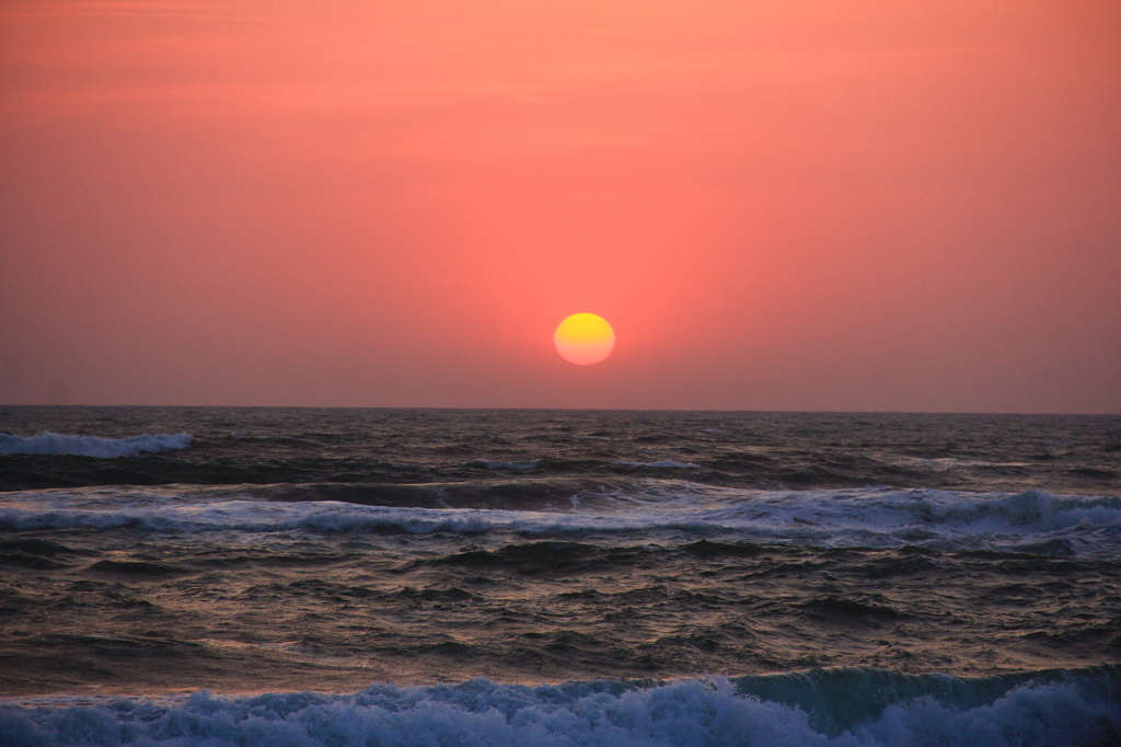 初夏の夕景