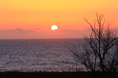 内灘海岸の夕景