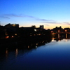 浅野川の夕景