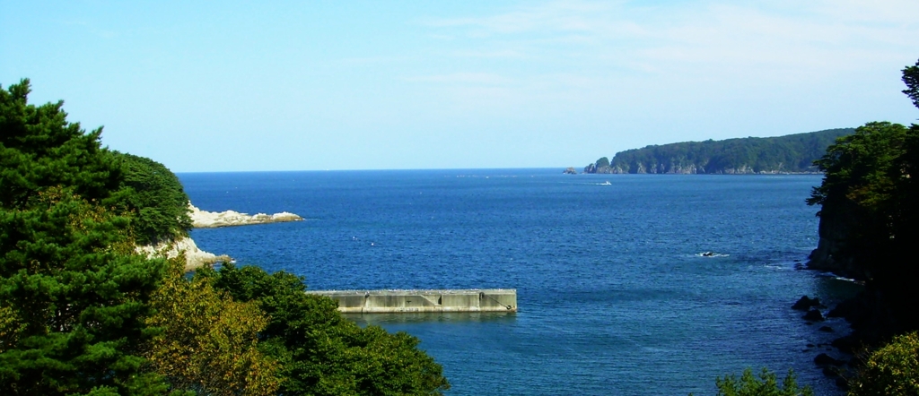 浄土ヶ浜展望台からの眺め