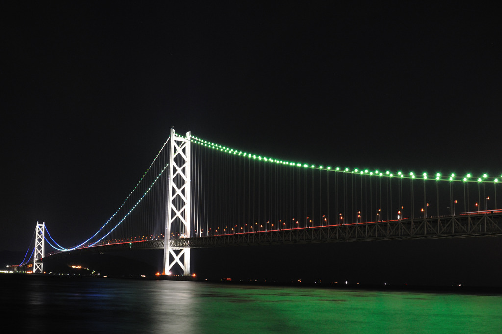 明石海峡の夜景