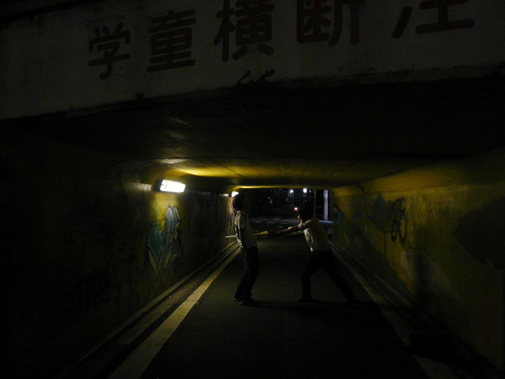 路地裏の出来事