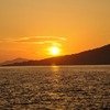 海の夕日