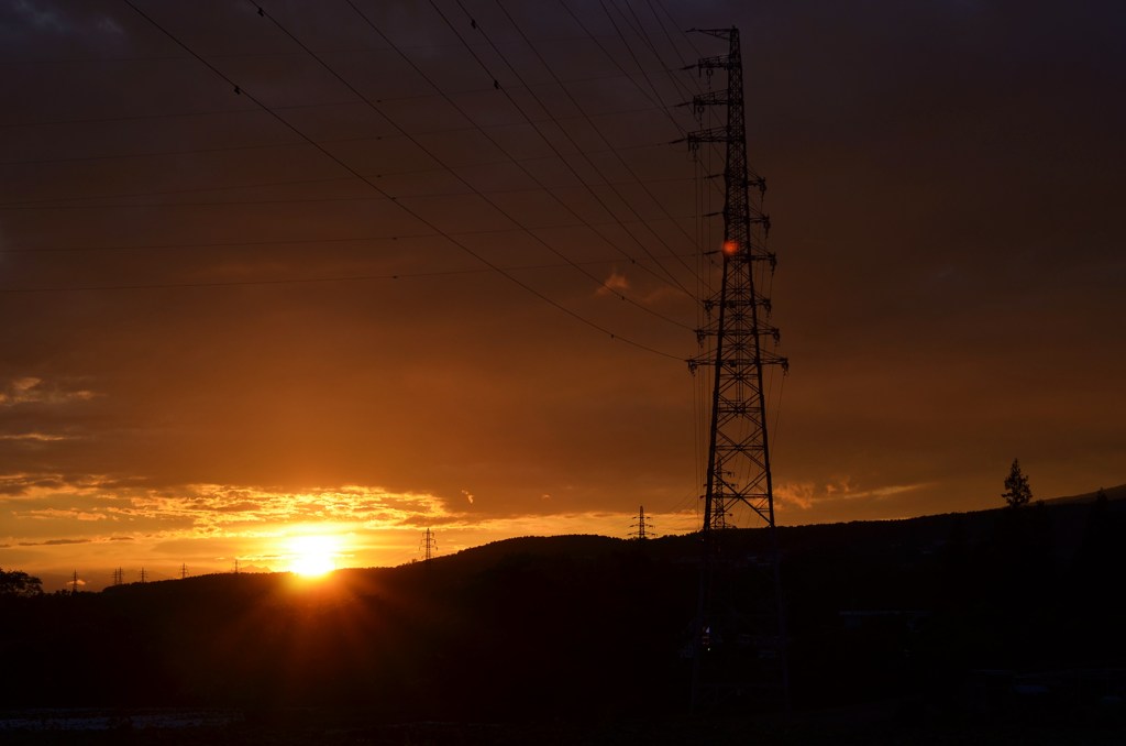 カールの夕陽