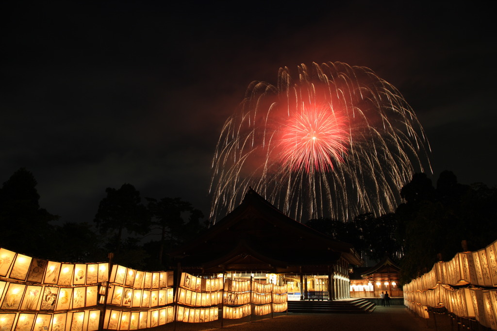 北日本新聞納涼花火 富山会場②