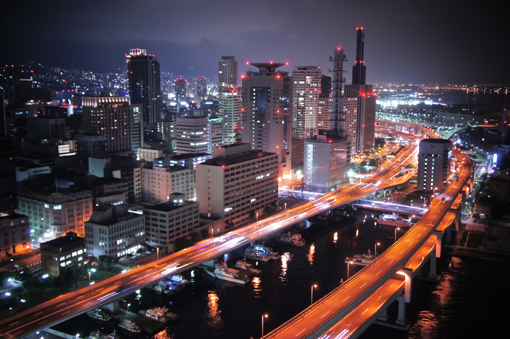 night view of KOBE