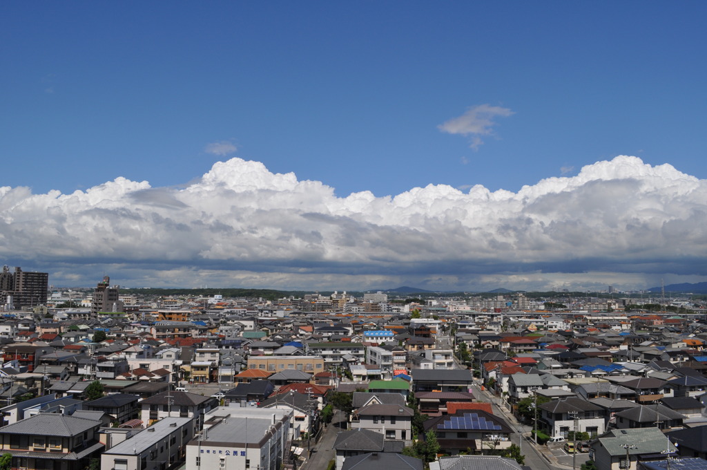嵐の後