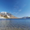 湖面輝く