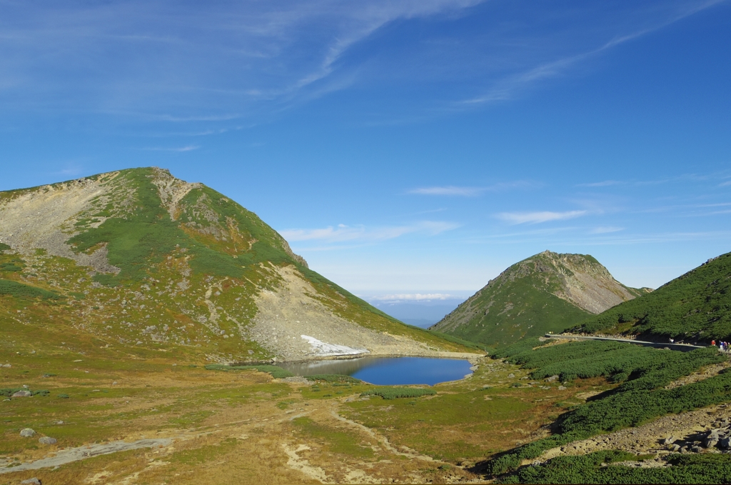 山上の水源地