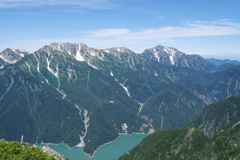 立山、劔、黒部ダム